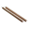 Light natural wood color with a smooth, even finish; two cylindrical wooden rods without patterns.