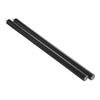 Two sleek black rollers with a smooth, glossy finish, perfect for a modern aesthetic.