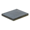 Gray square stone tile with a smooth surface and subtle variations in tone. Ideal for modern decor.