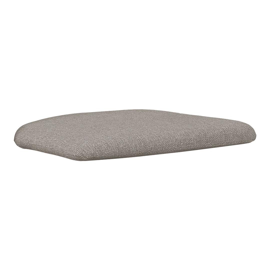 Light grey cushion with a smooth, subtle texture, perfect for modern decor.