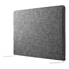 Gray felt backdrop with a smooth texture, featuring clean lines and a minimalist design. Perfect for modern decor.