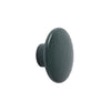 Dark green oval knob with a textured finish, adding a modern touch to home decor. Ideal for cabinets and drawers.